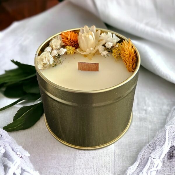 Bougie parfumée fleurie 180gr – Image 3
