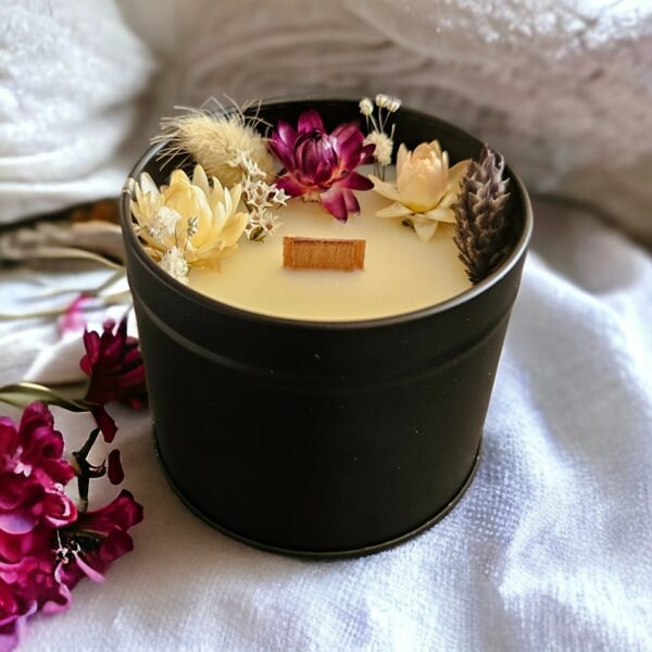 Bougie parfumée fleurie 180gr – Image 2