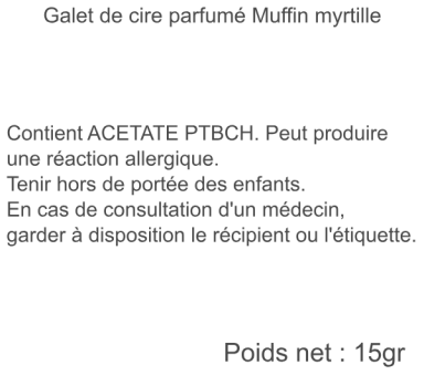 galet muffin myrtille ugo 15gr