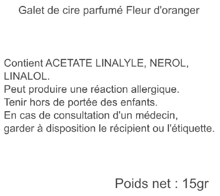 galet fleur d'oranger smellingood 15gr