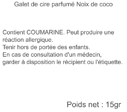 galet noix de coco smellingood 15gr