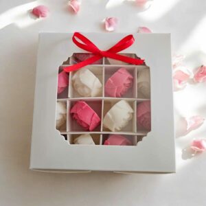 Coffret duo st valentin - pomme d'amour et red love velvet